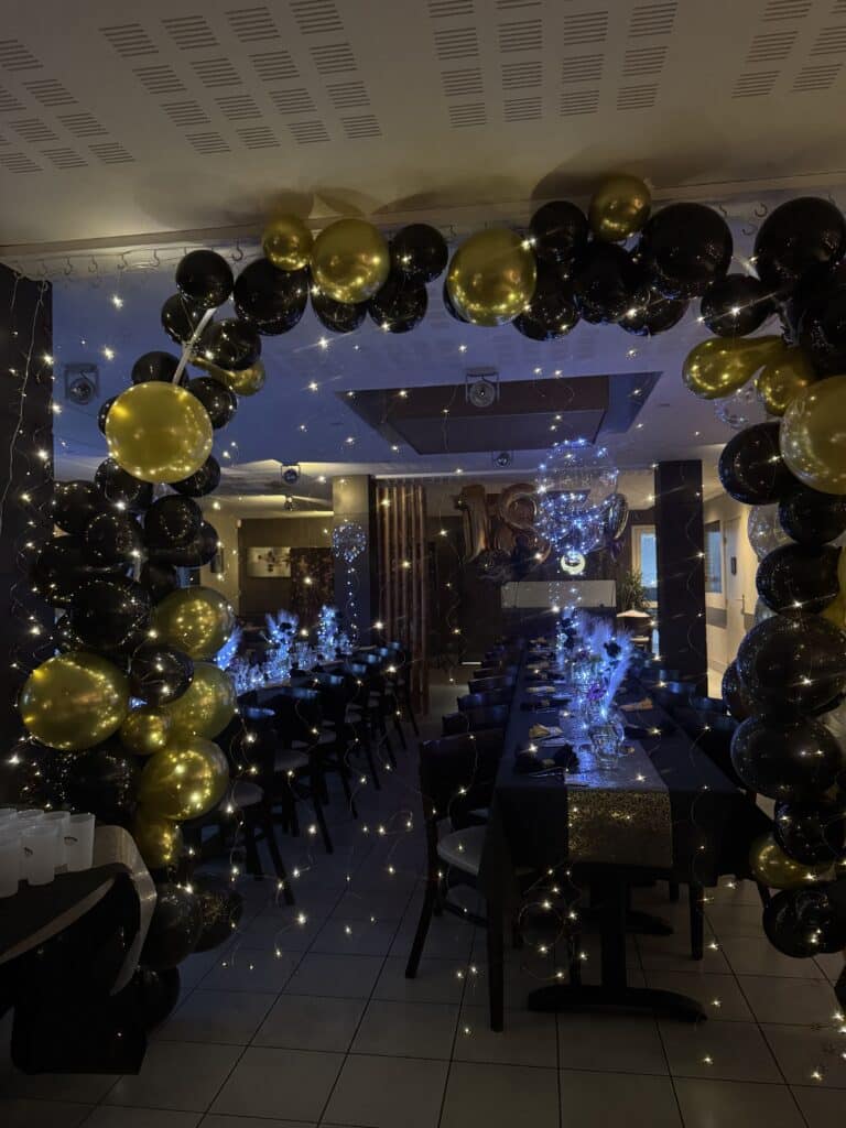 Décoration salle pour anniversaire