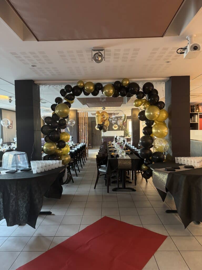 Décoration salle pour anniversaire